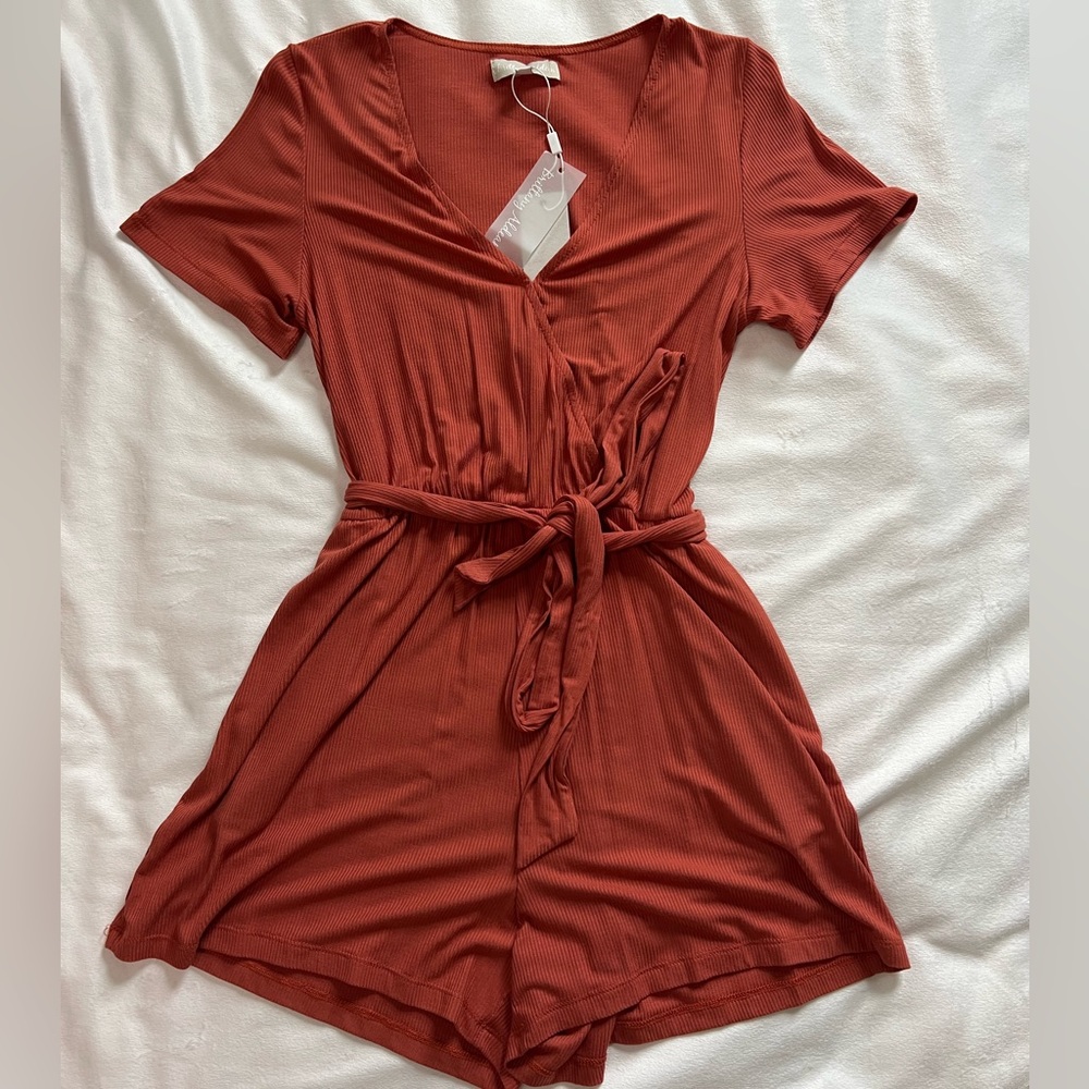 Brittany Aldean Rust Romper